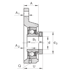 �S������Ԫ PCFTR20, ������(g��)��˨�׵ķ��m���S������Ԫ���T�F��ƫ���iȦ��P���ܷ�